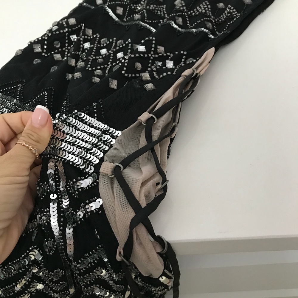 Bebe LACE UP SIDE GOWN - Picture 5 of 8